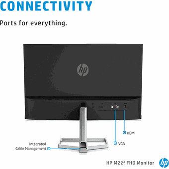 HP 21.5" M22f Full HD Monitor