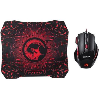 Marvo G909 Wired Optical Gaming Mouse + G1 Mouse Pad [G909+G1]