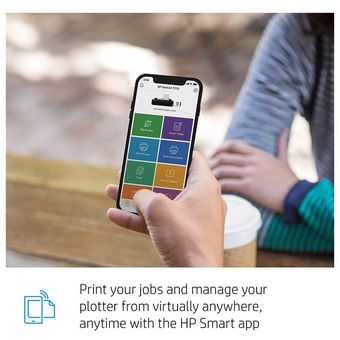HP DesignJet T250 24-inch Compact Large Format Plotter Printer