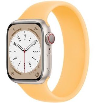 Apple Watch Series 8 (45mm, GPS + Cellular) - Aluminum Case with Solo Loop