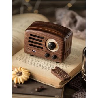 Muzen OTR Small Portable Outdoor Wireless Speaker (Walnutwood)
