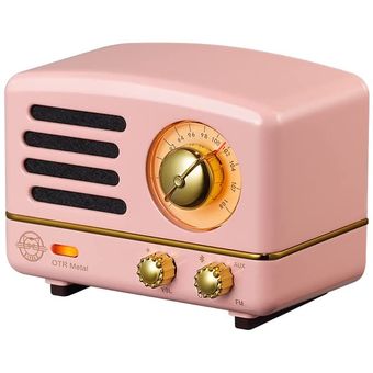 Muzen OTR Metal Portable FM Radio Bluetooth Speaker