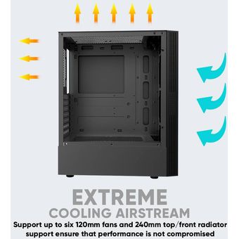 Armaggeddon Tesseract Core 3 Pro-Grade Gaming PC Case (ATX)