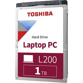 Toshiba L200 Laptop PC 2.5" SATA Hard Drive, 1TB [HDWL110UZSVA]