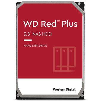 Western Digital WD Red Plus NAS Hard Drive 3.5", 6TB / 128MB Cache