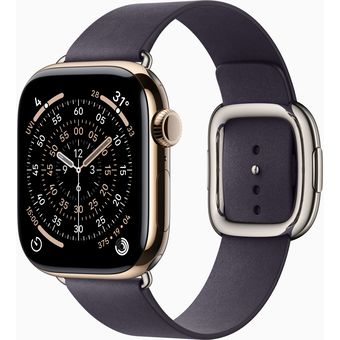 Apple Watch Series 11 (42mm, GPS + Cellular) - Titanium Case with Modern Buckle