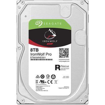 Seagate IronWolf Pro NAS Hard Drive, 8TB [ST8000NE001]
