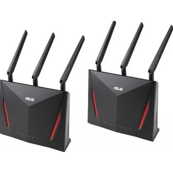 ASUS RT-AC86U, AC2900 Dual Band Gigabit WiFi Gaming Router (2-Pack)