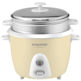 Hanabishi 1.8L Rice Cooker w/ Steamer [HA3688RS]
