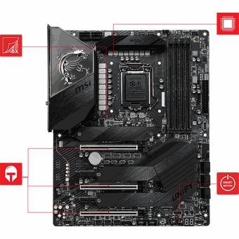 MSI MEG Z490 UNIFY, ATX motherboard