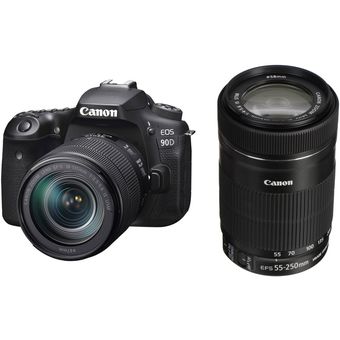 Canon EOS 90D, 18-55mm Lens + 55-250mm Lens
