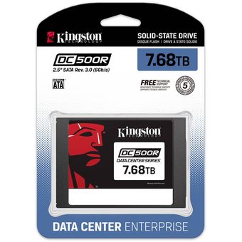 Kingston DC500 2.5" Enterprise SSD, Read-Centric 7.68TB [SEDC500R/7680G]