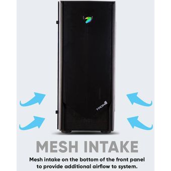 Armaggeddon Tron II - ATX Gaming PC Case w/ Tempered Glass