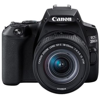 Canon EOS 200D Mark II, Kit 18-55 F4-5.6 IS STM Lens