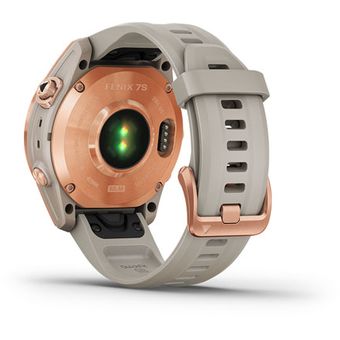 Garmin Fenix 7S Solar - 42mm (Slate Gray, Rose Gold)
