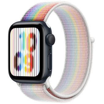 Apple Watch SE 2022 (44mm, GPS) - Midnight Aluminum Case with Sport Loop