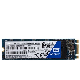 Western Digital WD Blue SATA SSD M.2 2280, 1TB [WDS100T2B0B]