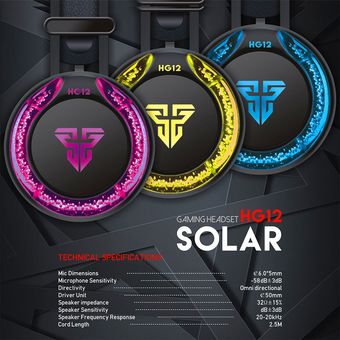 FANTECH HG12 Solar Gaming Headset
