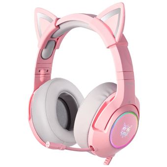 ONIKUMA K9 with Cat Ears (Pink)