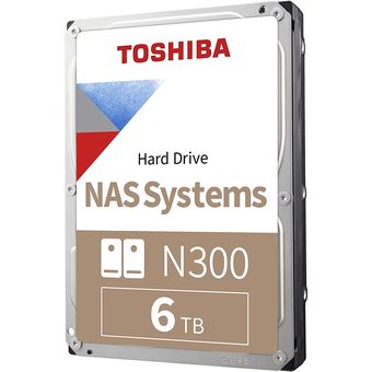 Toshiba N300 NAS Hard Drive, 6TB