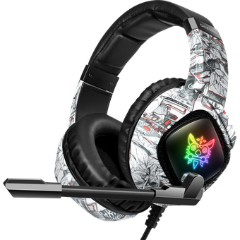 ONIKUMA K19 Professional Game Headphone (Camouflage White / Camouflage Grey)