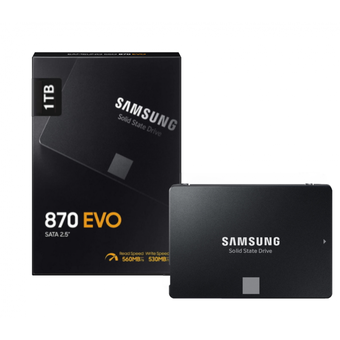 Samsung 870 EVO SATA 2.5" SSD, 1TB
