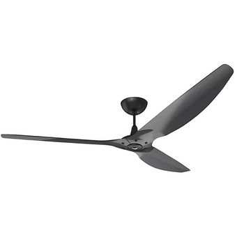 Haiku 84-series, 84" DC Fan, Black Aluminium, Black Stem [HKN-B3213.X4.AB]