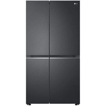 LG Net 655L Side-by-Side Fridge in Matte Black Finish [GC-B257SQVL]