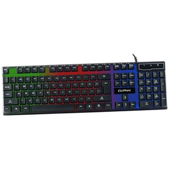 CLiPtec Black-Neo USB LED Illuminated Keyboard [RZK-290]