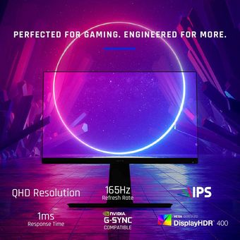 ViewSonic ELITE, 27" QHD, 165Hz Gaming Monitor [XG270Q]