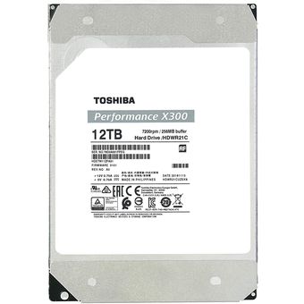 Toshiba X300 Performance Hard Drive, 12TB