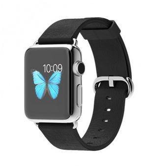 Apple Watch 38mm, Stainless Steel Case w/ Buckle Band