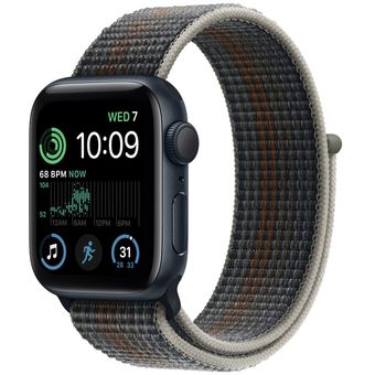 Apple Watch SE 2022(40mm, GPS) - Midnight Aluminum Case with Sport Loop