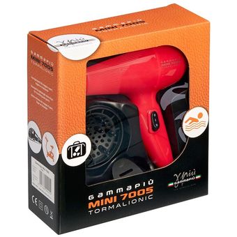 Gamma Piu Professional Mini 7005 Tormalionic Fuxia Hair Dryer [GMP133]