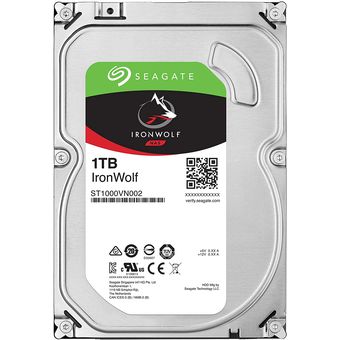 Seagate IronWolf NAS Hard Drive, 1TB [ST1000VN002]