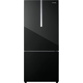 Panasonic 422L Bottom Freezer, Glass Door Fridge [NR-BX421WGK]