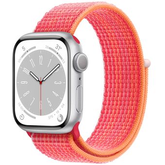 Apple Watch Series 8 (45mm, GPS) - Silver Aluminum Case with Sport Loop