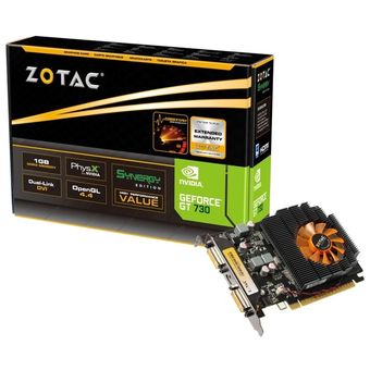ZOTAC GeForce GT 730 1GB DDR3 SYNERGY Edition [ZT-71110-10L]