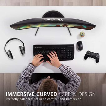 ViewSonic 27" WQHD, 144Hz Curved Gaming Monitor [VX2768-2KPC-MHD]