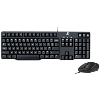 Logitech Classic MK100-FE Desktop Keyboard Mouse
