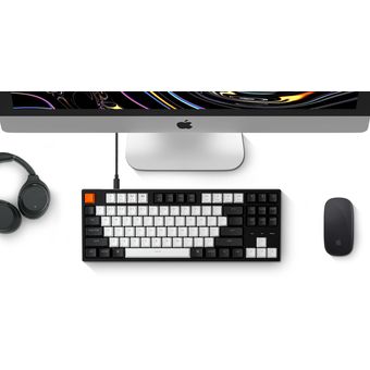 Keychron C1 Wired Mechanical Keyboard, Gateron (Hot-Swappable)