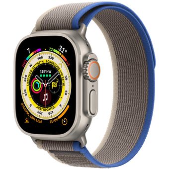 Apple Watch Ultra (49mm, GPS + Cellular) - Titanium Case with Trail Loop