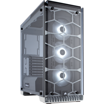 Corsair Crystal Series 570X RGB ATX Mid-Tower Case - White [CC-9011110-WW]
