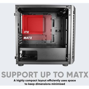 Armaggeddon Tessaraxx Core 1 MATX Gaming PC Case