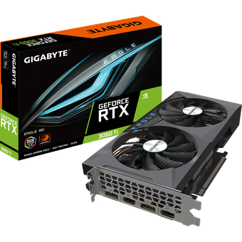 GIGABYTE GeForce RTX 3060 Ti Eagle 8G - Rev. 2.0 [GV-N306TEAGLE-8GD]