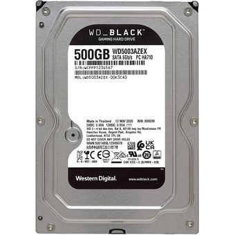Western Digital WD_BLACK Desktop HDD, 500GB / 64MB Cache