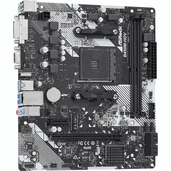 ASRock B450M-HDV R4.0, mATX motherboard