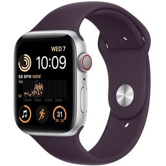 Apple Watch SE 2022 (40mm, GPS + Cellular) - Aluminum Case with Sport Band