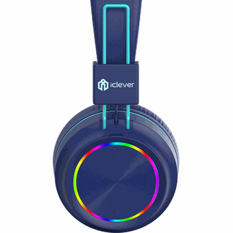 iClever BTH03 Kids Bluetooth Headphones with LED Lights