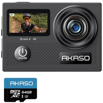 AKASO Brave 4 SD Bundle